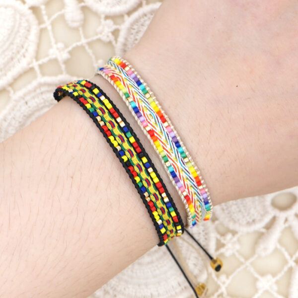 Wholesale Jewelry Bohemian Rainbow Miyuki Beads Bracelet