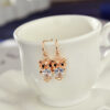 Wholesale Animal Series Owl Alloy Earrings