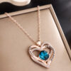 Wholesale Rose Gold Twelve Birthstone Necklace