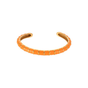 Opening Caterpillar Drop Bracelet-Orange