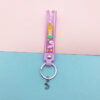 Wholesale Jelly Color Rabbit Ears Soft PVC Lanyard Keychains