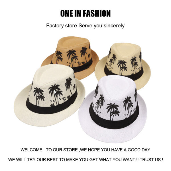 Wholesale Grass Woven Coconut Tree Beach Hats