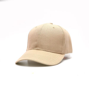 Solid Light Baseball Cap-Khaki / Adjustable
