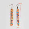 Wholesale Bohemian Retro Geometric Leather Earrings