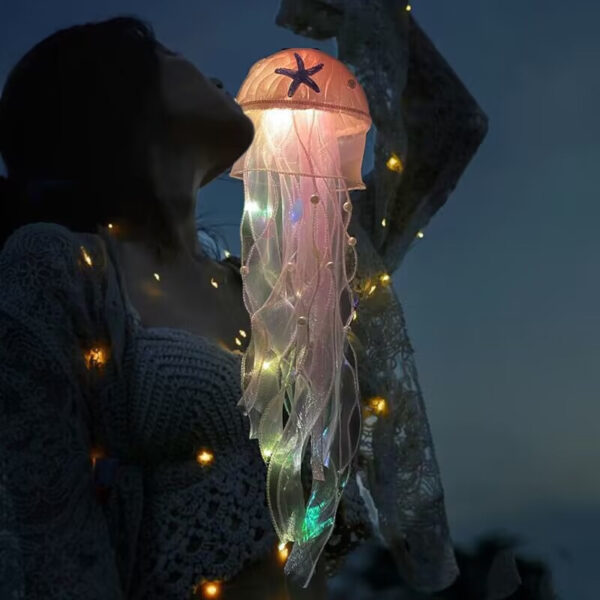 Wholesale Luminous Jellyfish Lamp Toy Portable Lantern Room Decorations