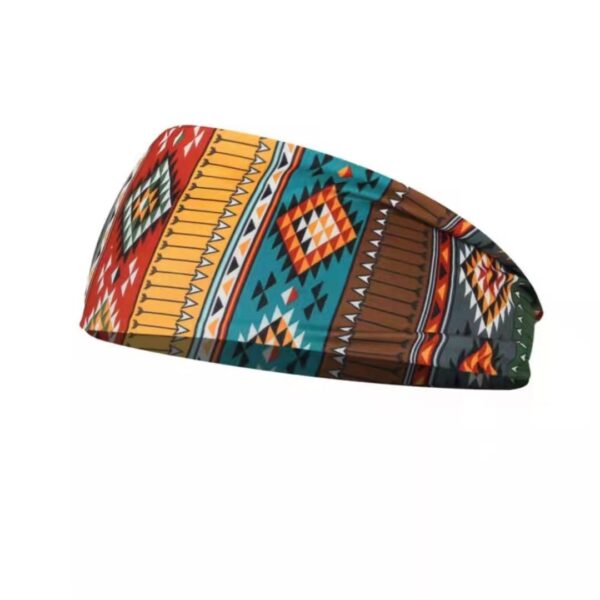 Wholesale Ethnic Printing Sweat-absorbing Multifunctional Hair Band