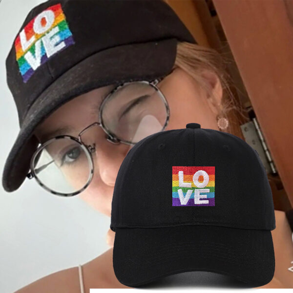O1CN018EvMnP1IIxnAjbK1q_4254640871-0-cib Wholesale LOVE Letters Embroidered Cotton Plain Black Baseball Hat