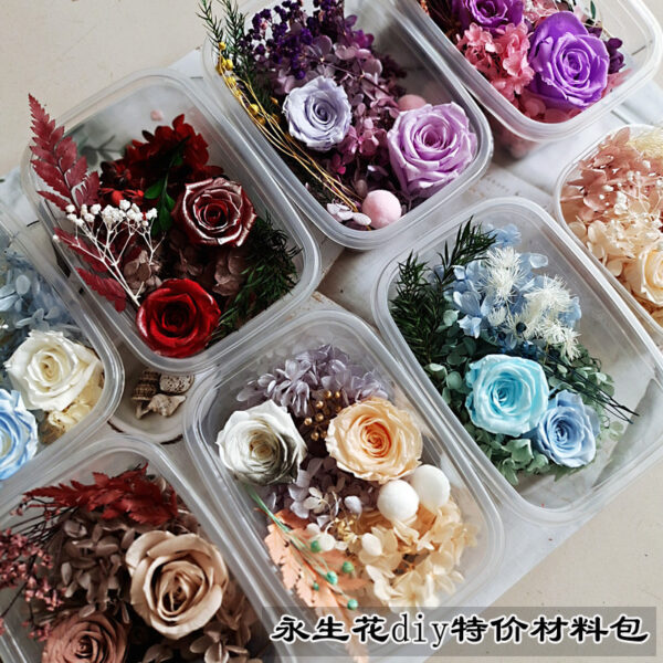 O1CN018FaHZb2M5T1ykpCsP_2212939889776-0-cib Wholesale Eternal Flower Baby's Breath Daisy Dried Flower Floating Flower Pressed Flower Kindergarten Handmade Flower Art Diy Filling Material