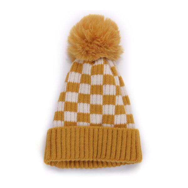 O1CN018GXMT91QAjYoppHf3_962731936-0-cib Wholesale Checkerboard Knit Beanie