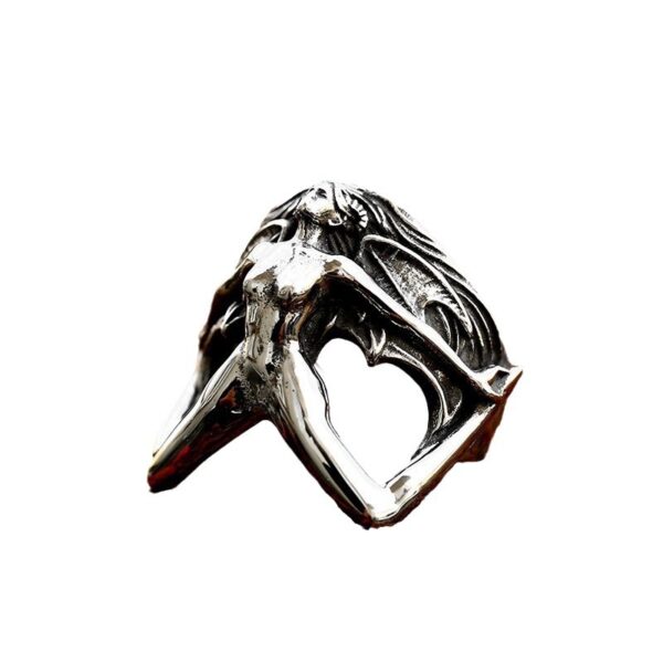 Wholesale Gothic Style Titanium Steel Ring