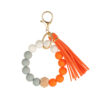 Wholesale Gradient Color Bracelet Silicone Keychain