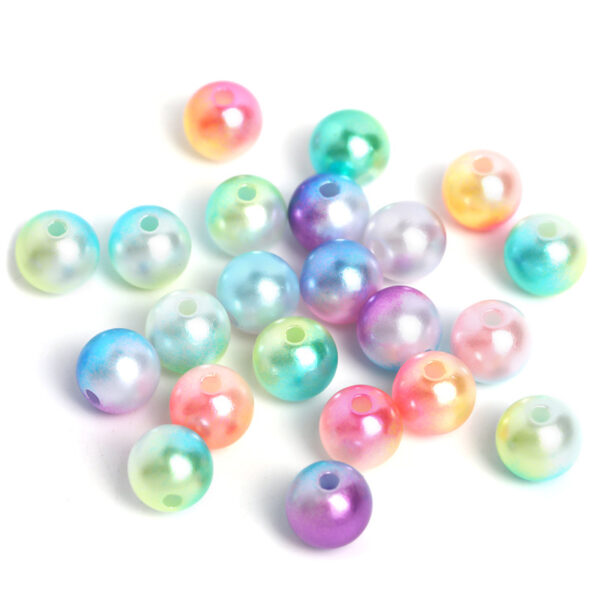 O1CN018HMuv01taUhDdbT46_2212446295918-0-cib-3 Wholesale 10mm Dual Color Gradient Beads ABS Imitation Pearl DIY Bead Accessories