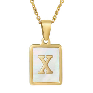 Gold X (with chain)