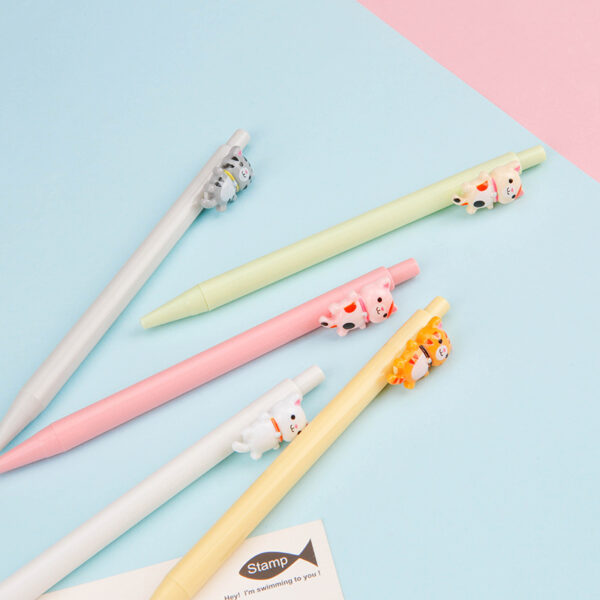 Wholesale Macaron Colored Cartoon Fruit Plastic Ballpoint Pen
