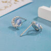 Wholesale Blue Star Moon Earrings and Earrings