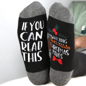 13 # Foot letter socks/black bottom / All yards