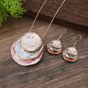 Pink ring set-gold