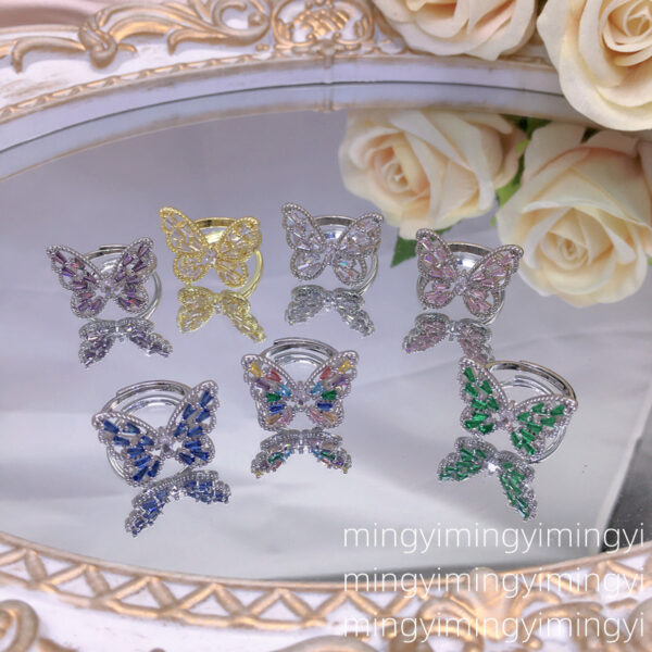 O1CN018OT1iY1okxgY50Kn9_2423235264-0-cib Wholesale New Butterfly Open Copper Ring