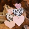 Wholesale Valentine's Day Gretel Leather Earrings