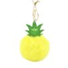 Wholesale Polyester Pineapple Fur Ball Keychain