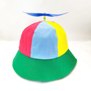 Blue propeller with green side / Adult head circumference 57cm average size