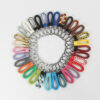 Wholesale Braided Color Leather Rope Keychain
