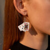 Wholesale Playing Card Alloy Earrings