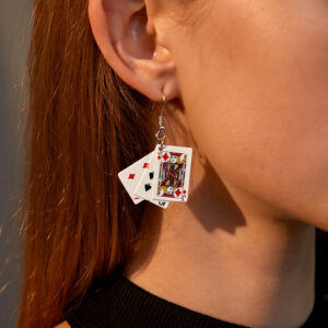 O1CN018QLXr61WVhG70kitN__3379762794-0-cib Wholesale Playing Card Alloy Earrings