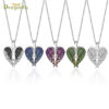 O1CN018TE9L31OSTbcaj34N_2211194421704-0-cib Wholesale Zircon Angel Wings Love DIY Engraving Necklace