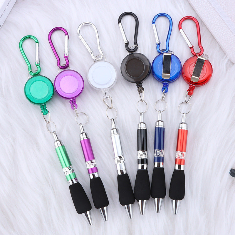 Wholesale Novel Metal Creative rtable Stretch Ballint Pen Mountaineering Pen Retractable