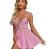 O1CN018X2FVo1WgEcoIZ7Vt_2215528872817-0-cib Whoelsale Valentine's Day Sexy Mesh Perspective Sleeping Dress
