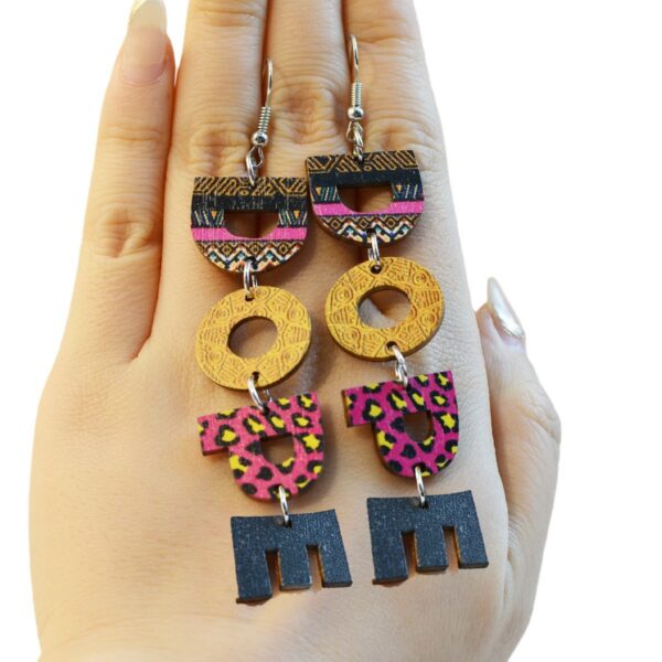 Wholesale DOPE Wooden Earrings