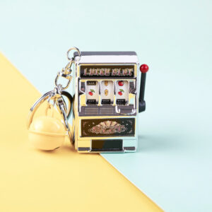 Silver lobster clasp + Yellow Bell