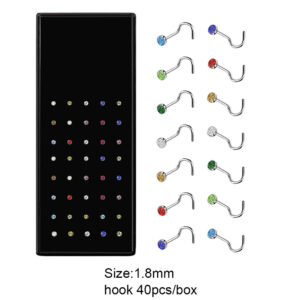 Colored hook 40/box-1.8mm