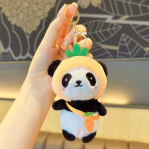 Plush fruit panda-carrot