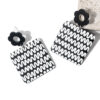 Wholesale Vintage Square Rose Alloy Earrings