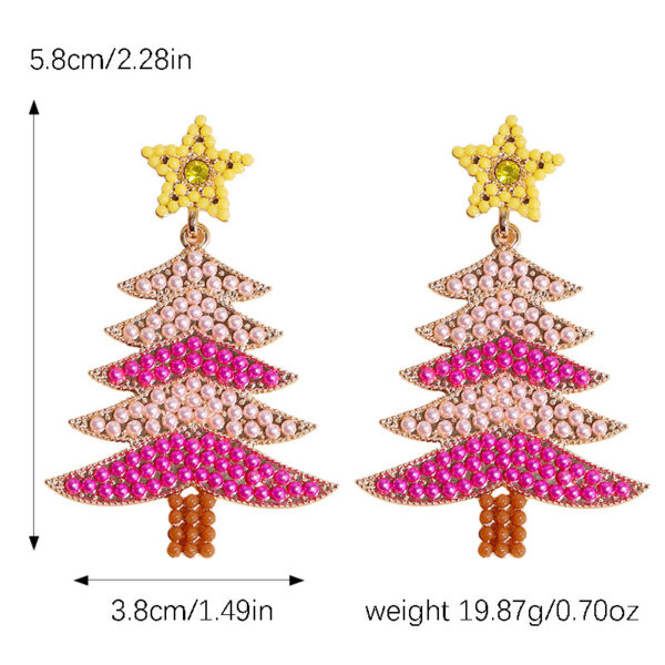 Wholesale Christmas Earrings Christmas Tree Earrings