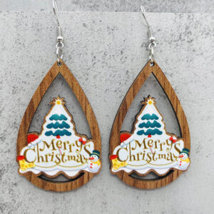 JE1113I / Wooden earrings