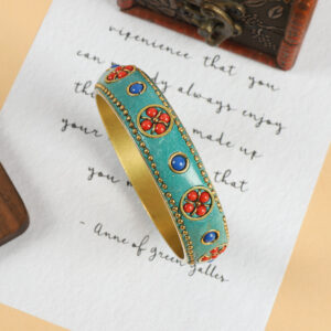 Style 5 (Pine blue red flower)