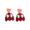 Wholesale Earrings Pixel Wind Acrylic Cute Cartoon