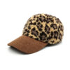 Wholesale Autumn and Winter Retro Color Matching Leopard Print Cold Warm Polyester Baseball Cap