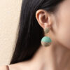 Wholesale Spherical Color Matching Fashionable Versatile Ladies Earrings