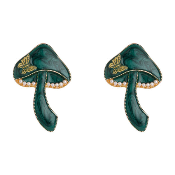 O1CN018i6QRH1Wgh3VYw4Zh_2200617532818-0-cib Wholesale Creative Mushroom Zinc Alloy Earrings