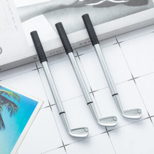 Wholesale New Golf Club Ballpoint Plastic Styling Pen Golf Gift Pen