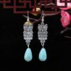 O1CN018iqk3y2CXix48okxp_2212424078484-0-cib Wholesale Flower Tassel Alloy Earrings