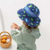 O1CN018kMwsV1wslNWnt6PY_2244346364-0-cib Wholesale Breathable Mesh Cartoon Dinosaur Print Outdoor Children's Sun Hat