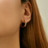 Wholesale 18K Real Gold Plated Wheat Earrings