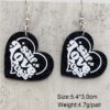 Wholesale Valentine's Day Earrings English Letters LOVE Love Acrylic Earrings