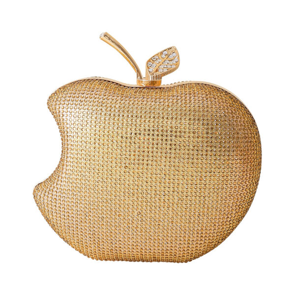 Wholesale PU Diamond Inlaid Dinner Bag, Apple Handbag
