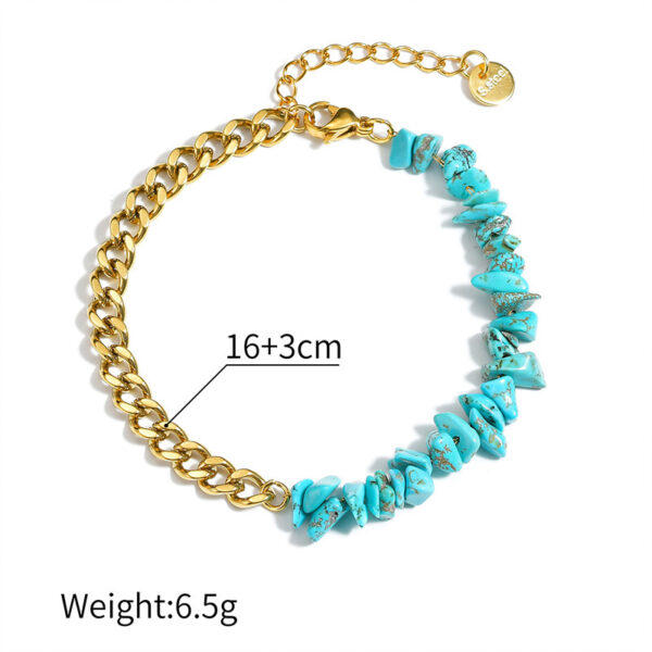 O1CN018p2L8520Uj7yhjBip_2210934706853-0-cib Wholesale Titanium Steel Gravel Bracelet